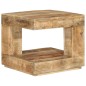 vidaXL Mesa de centro de madera maciza de mango 45x45x40 cm vidaXL Mesa de centro de madera maciza de mango 45x45x40 cm