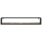 vidaXL Estantes de pared 2 uds madera maciza mango hierro 110x17x17 cm vidaXL Estantes de pared 2 uds madera maciza mango hierro 110x17x17 cm