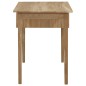 vidaXL Escritorio con 2 cajones madera maciza de teca 110x52x75 cm vidaXL Escritorio con 2 cajones madera maciza de teca 110x52x75 cm