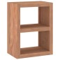 vidaXL Mesa auxiliar de madera maciza de teca 45x30x60 cm vidaXL Mesa auxiliar de madera maciza de teca 45x30x60 cm