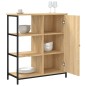 vidaXL Aparador de madera de ingeniería roble Sonoma 70x30x80 cm vidaXL Aparador de madera de ingeniería roble Sonoma 70x30x80 cm