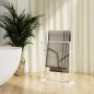 vidaXL Toallero de pie de hierro blanco 48x24x78,5 cm vidaXL Toallero de pie de hierro blanco 48x24x78,5 cm