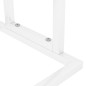 vidaXL Toallero de pie de hierro blanco 48x24x78,5 cm vidaXL Toallero de pie de hierro blanco 48x24x78,5 cm