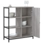 vidaXL Aparador de madera de ingeniería gris Sonoma 70x30x80 cm