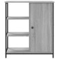 vidaXL Aparador de madera de ingeniería gris Sonoma 70x30x80 cm