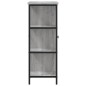vidaXL Aparador de madera de ingeniería gris Sonoma 70x30x80 cm