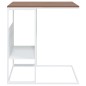 vidaXL Mesa auxiliar de madera contrachapada blanca 55x36x59,5 cm vidaXL Mesa auxiliar de madera contrachapada blanca 55x36x59,5 cm