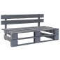 vidaXL Otomana de jardín de palets madera de pino impregnada gris vidaXL Otomana de jardín de palets madera de pino impregnada gris