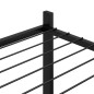 vidaXL Soporte para flores de hierro negro 83x25x80 cm vidaXL Soporte para flores de hierro negro 83x25x80 cm