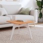 vidaXL Tablero de mesa cuadrado de madera maciza de haya 50x50x1,5 cm vidaXL Tablero de mesa cuadrado de madera maciza de haya 50x50x1,5 cm