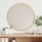 vidaXL Espejo de pared redondo dorado Ø 40 cm vidaXL Espejo de pared redondo dorado Ø 40 cm
