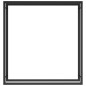 vidaXL Leñero de acero negro mate 110x28x116 cm vidaXL Leñero de acero negro mate 110x28x116 cm