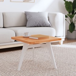 vidaXL Tablero de mesa cuadrado de madera maciza de haya 50x50x2,5 cm