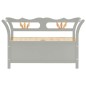 vidaXL Banco madera maciza de abeto gris 107x45x75,5 cm vidaXL Banco madera maciza de abeto gris 107x45x75,5 cm