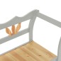 vidaXL Banco madera maciza de abeto gris 107x45x75,5 cm vidaXL Banco madera maciza de abeto gris 107x45x75,5 cm