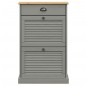 vidaXL Zapatero VIGO madera maciza de pino gris 60x35x96 cm vidaXL Zapatero VIGO madera maciza de pino gris 60x35x96 cm