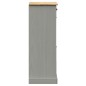vidaXL Zapatero VIGO madera maciza de pino gris 60x35x96 cm vidaXL Zapatero VIGO madera maciza de pino gris 60x35x96 cm