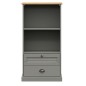 vidaXL Librería VIGO madera maciza de pino gris 60x35x114,5 cm vidaXL Librería VIGO madera maciza de pino gris 60x35x114,5 cm