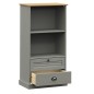 vidaXL Librería VIGO madera maciza de pino gris 60x35x114,5 cm vidaXL Librería VIGO madera maciza de pino gris 60x35x114,5 cm