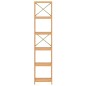 vidaXL Estantería de 6 niveles madera maciza de roble 40x30x181 cm vidaXL Estantería de 6 niveles madera maciza de roble 40x30x181 cm