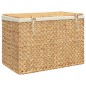 vidaXL Cesto de ropa sucia con 3 secciones jacinto agua 75x42,5x52 cm vidaXL Cesto de ropa sucia con 3 secciones jacinto agua 75x42,5x52 cm