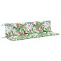 vidaXL Cojines para banco de jardín 2 uds tela multicolor 200x50x7 cm vidaXL Cojines para banco de jardín 2 uds tela multicolor 200x50x7 cm