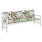 vidaXL Cojines para banco de jardín 2 uds tela multicolor 200x50x7 cm vidaXL Cojines para banco de jardín 2 uds tela multicolor 200x50x7 cm
