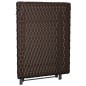 vidaXL Mesa plegable ratán sintético marrón 45x35x32 cm vidaXL Mesa plegable ratán sintético marrón 45x35x32 cm