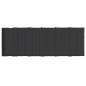 vidaXL Cojín de tumbona de tela Oxford negro 180x60x3 cm vidaXL Cojín de tumbona de tela Oxford negro 180x60x3 cm