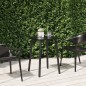 vidaXL Mesa de jardín acero gris antracita 50x50x71 cm vidaXL Mesa de jardín acero gris antracita 50x50x71 cm