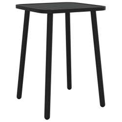 vidaXL Mesa de jardín acero gris antracita 50x50x71 cm
