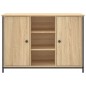 vidaXL Aparador de madera de ingeniería roble Sonoma 100x35x70 cm vidaXL Aparador de madera de ingeniería roble Sonoma 100x35x70 cm