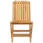 vidaXL Sillas de jardín plegables 2 uds madera maciza teca 47x47x89cm