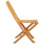 vidaXL Sillas de jardín plegables 2 uds madera maciza teca 47x47x89cm