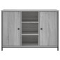 vidaXL Aparador de madera de ingeniería gris Sonoma 100x35x70 cm vidaXL Aparador de madera de ingeniería gris Sonoma 100x35x70 cm