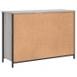 vidaXL Aparador de madera de ingeniería gris Sonoma 100x35x70 cm vidaXL Aparador de madera de ingeniería gris Sonoma 100x35x70 cm