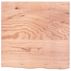 vidaXL Estante pared madera roble tratada marrón claro 60x60x(2-4) cm