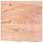 vidaXL Estante pared madera roble tratada marrón claro 60x60x(2-4) cm vidaXL Estante pared madera roble tratada marrón claro 60x60x(2-4) cm