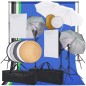 vidaXL Kit estudio fotográfico softbox, sombrillas, fondo y reflector vidaXL Kit estudio fotográfico softbox, sombrillas, fondo y reflector