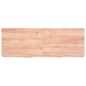 vidaXL Estante pared madera roble tratada marrón claro 140x50x(2-6) cm vidaXL Estante pared madera roble tratada marrón claro 140x50x(2-6) cm