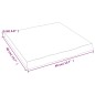 vidaXL Tablero mesa madera tratada borde natural marrón 40x40x(2-4) cm vidaXL Tablero mesa madera tratada borde natural marrón 40x40x(2-4) cm