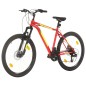 vidaXL Bicicleta de montaña 21 velocidad 27,5 pulgadas rueda 42cm rojo vidaXL Bicicleta de montaña 21 velocidad 27,5 pulgadas rueda 42cm rojo