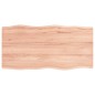 vidaXL Tablero mesa madera tratada roble borde natural 100x50x2 cm vidaXL Tablero mesa madera tratada roble borde natural 100x50x2 cm
