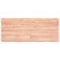 vidaXL Tablero mesa madera tratada borde natural marrón 120x50x(2-6)cm vidaXL Tablero mesa madera tratada borde natural marrón 120x50x(2-6)cm
