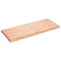 vidaXL Tablero mesa madera tratada borde natural marrón 120x50x(2-6)cm vidaXL Tablero mesa madera tratada borde natural marrón 120x50x(2-6)cm