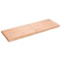 vidaXL Tablero mesa madera tratada borde natural marrón 140x50x(2-6)cm vidaXL Tablero mesa madera tratada borde natural marrón 140x50x(2-6)cm