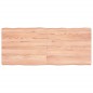 vidaXL Tablero mesa madera tratada borde natural marrón 140x60x(2-6)cm vidaXL Tablero mesa madera tratada borde natural marrón 140x60x(2-6)cm