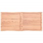 vidaXL Tablero mesa madera tratada borde natural marrón 140x60x(2-6)cm vidaXL Tablero mesa madera tratada borde natural marrón 140x60x(2-6)cm