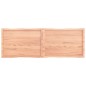 vidaXL Tablero mesa madera tratada borde natural marrón 180x60x(2-4)cm vidaXL Tablero mesa madera tratada borde natural marrón 180x60x(2-4)cm