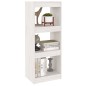 vidaXL Estantería/divisor espacios madera pino blanco 40x30x103,5 cm vidaXL Estantería/divisor espacios madera pino blanco 40x30x103,5 cm